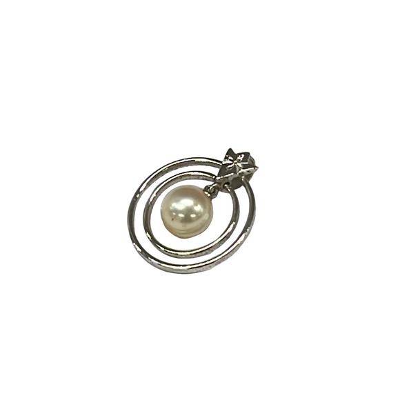 Mikimoto Jewelry - Mikimoto Pendant Head Silver Cream Pearl